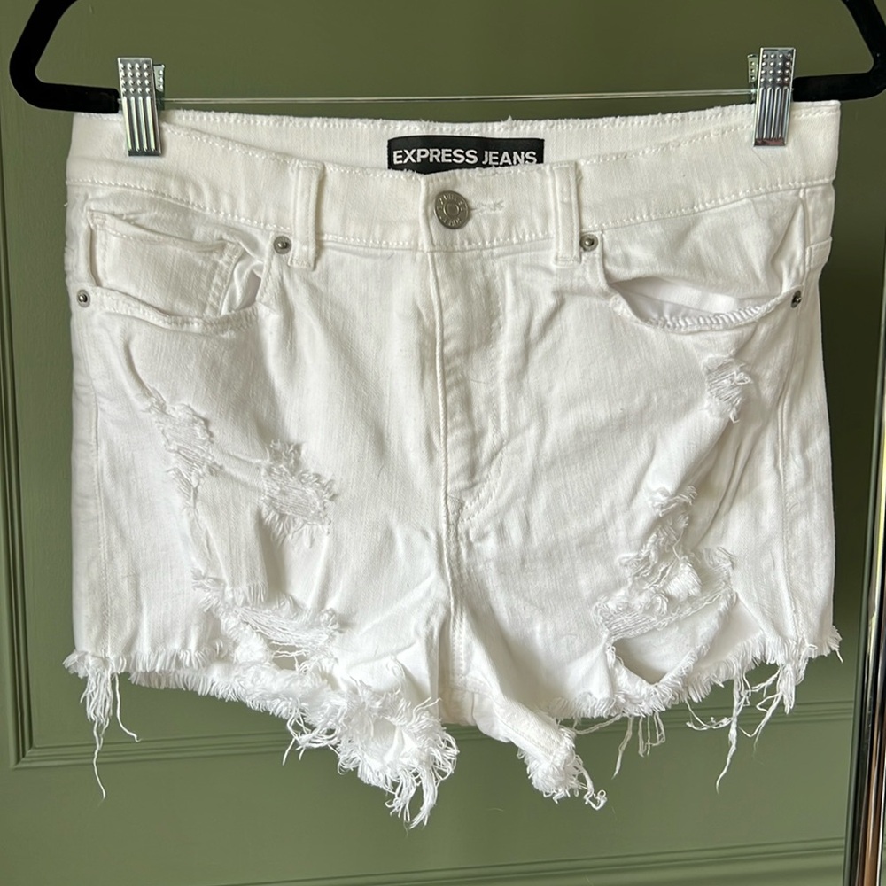 Express High Waisted Shorts - Stretch